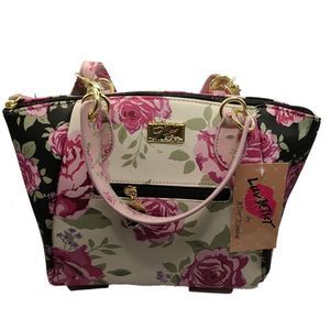 Luv Betsey Floral Satchel